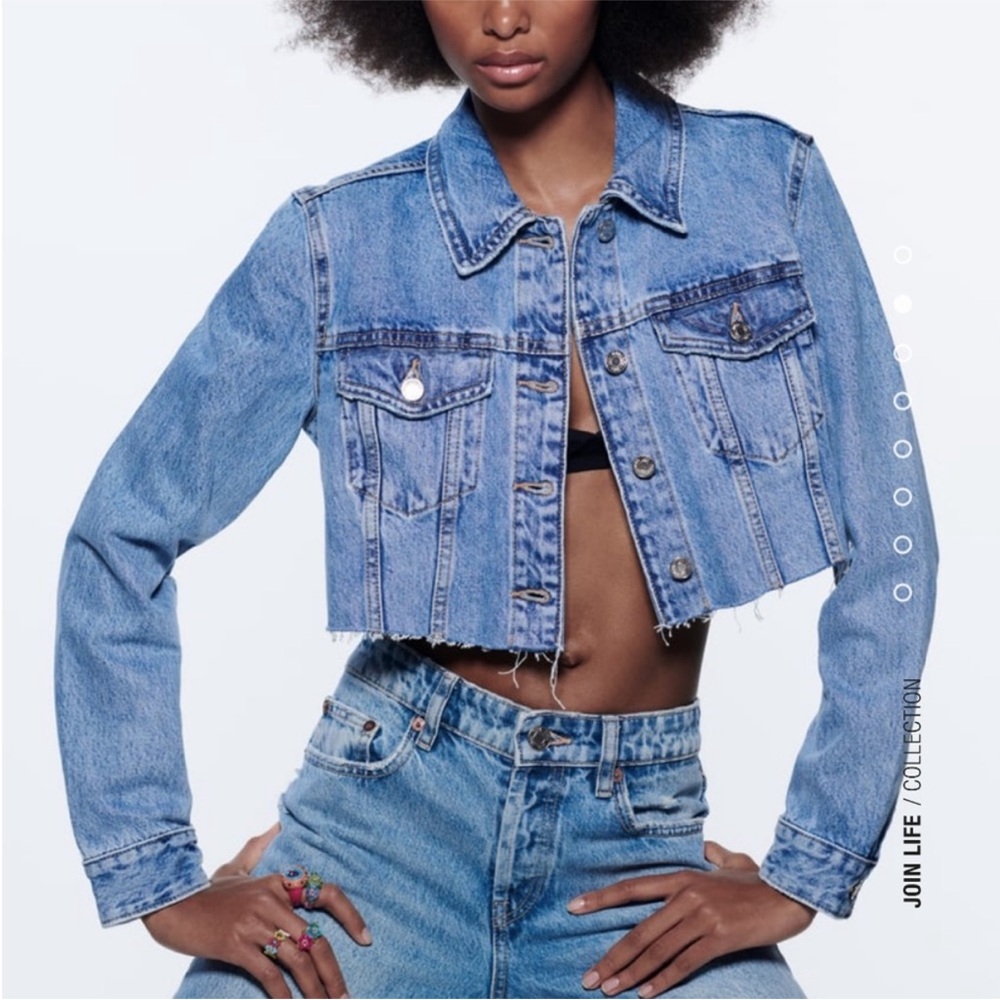 Zara Blue Jean Jacket